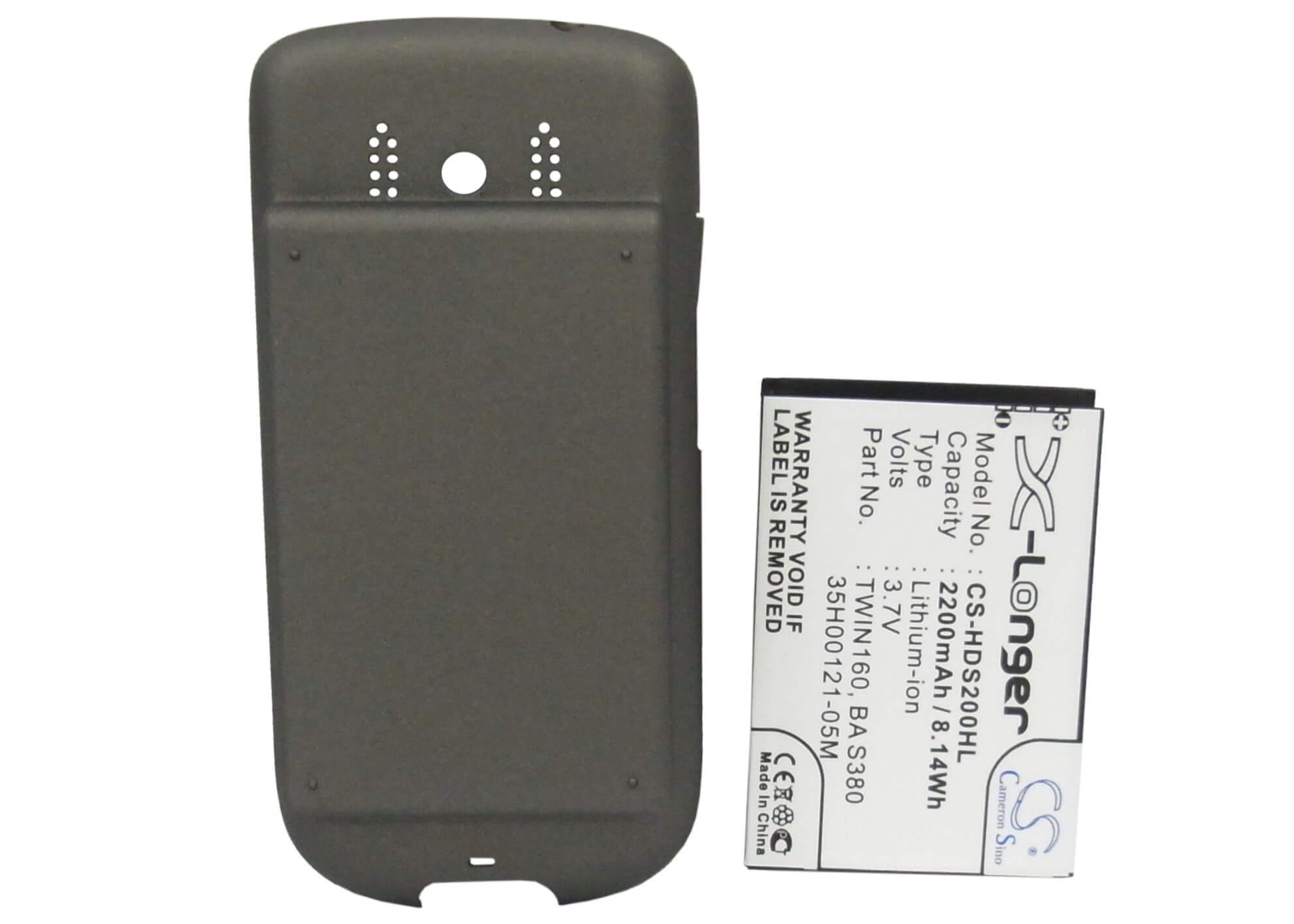 3.7V, 2200mAh, Li-ion Battery fits Sprint, Hero, Hero 200, 8.14Wh