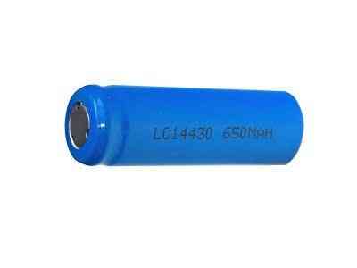 Pack of 20 Pieces 3.6v 4/5 aa 650 mah li-ion 14430 rechargeable