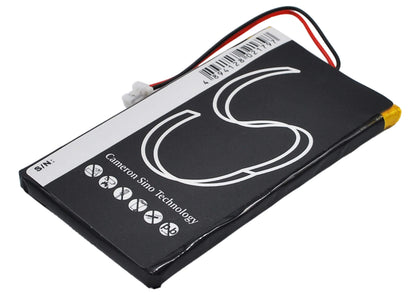 3.7V, 1350mAh, Li-Polymer Battery fits Palm, M500, M505, 4.995Wh