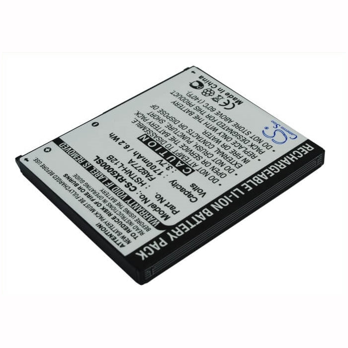 3.7V, 1700mAh, Li-ion Battery fits Hp, Ipaq Rx5000, Ipaq Rx5700, 6.29Wh