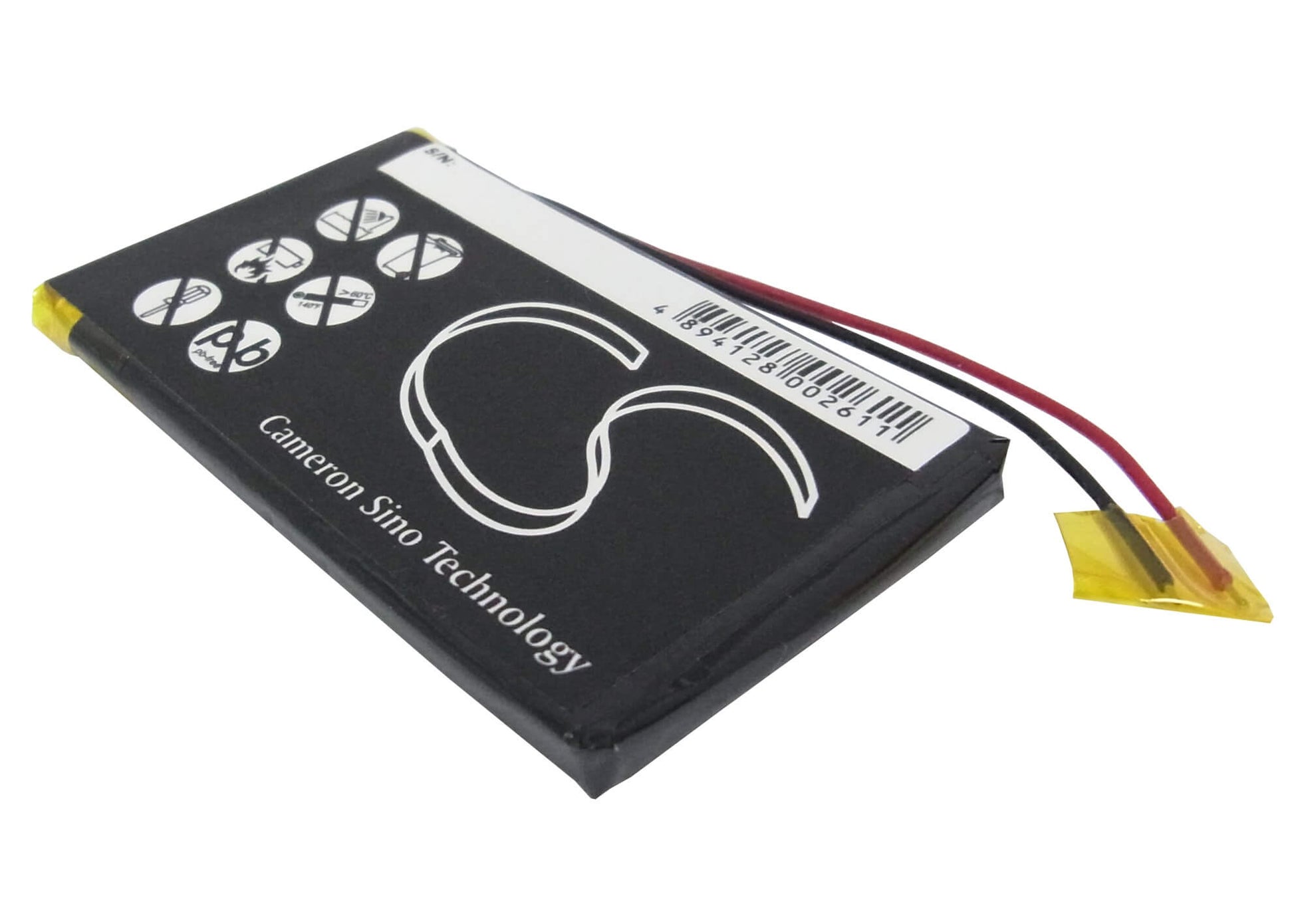 3.7V, 1150mAh, Li-Polymer Battery fits Palm, Tungsten Tx, 4.255Wh