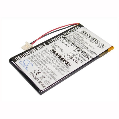 3.7V, 1350mAh, Li-Polymer Battery fits Sony, Clie Peg-j25, Clie Peg-tj35, 4.995Wh