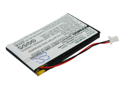 3.7V, 1200mAh, Li-Polymer Battery fits Sony, Clie Peg-nr60, Clie Peg-nr60v, 4.44Wh
