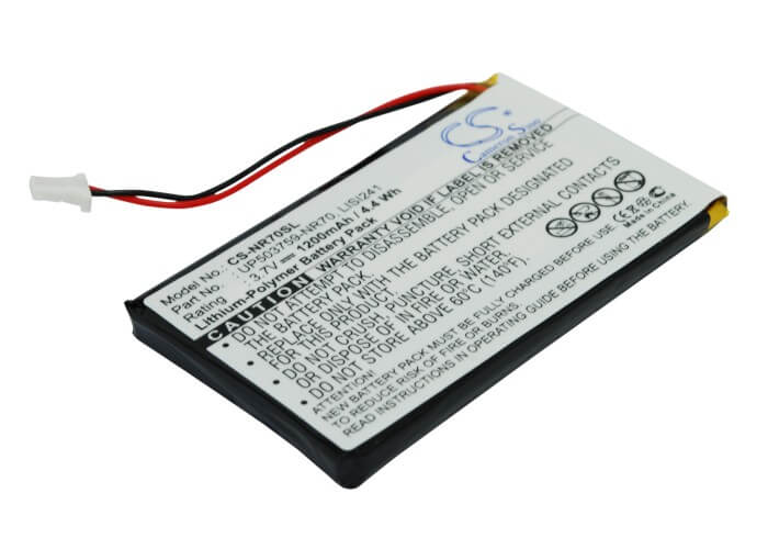 3.7V, 1200mAh, Li-Polymer Battery fits Sony, Clie Peg-nr60, Clie Peg-nr60v, 4.44Wh