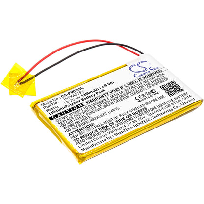 3.7V, 1350mAh, Li-Polymer Battery fits Palm, Tungsten T5, 4.995Wh