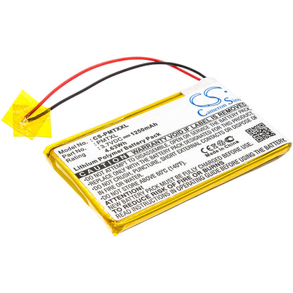 3.7V, 1250mAh, Li-Polymer Battery fits Palm, Tungsten Tx, 4.625Wh
