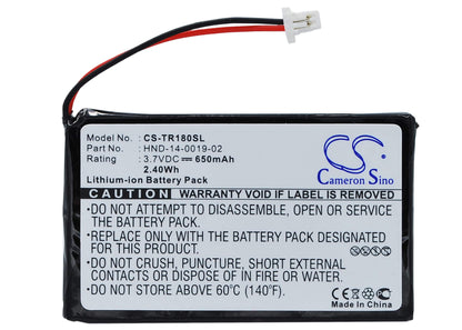 3.7V, 650mAh, Li-ion Battery fits Palm, Treo 180, Treo 180g, 2.405Wh