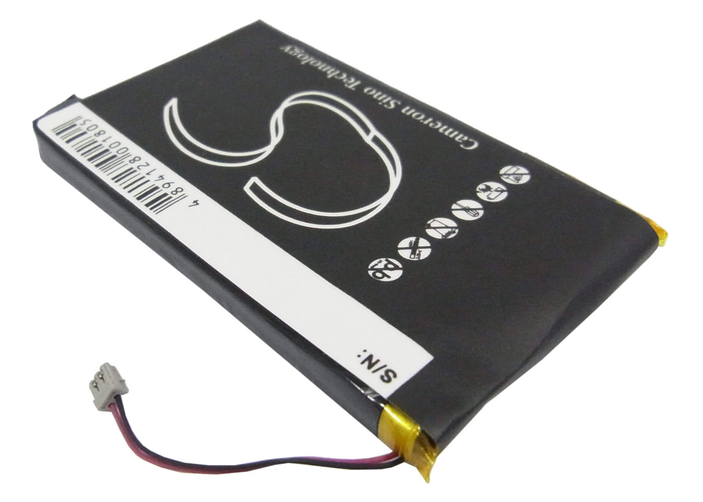 3.7V, 1100mAh, Li-Polymer Battery fits Sony, Clie Peg-n600c, Clie Peg-n610, 4.07Wh