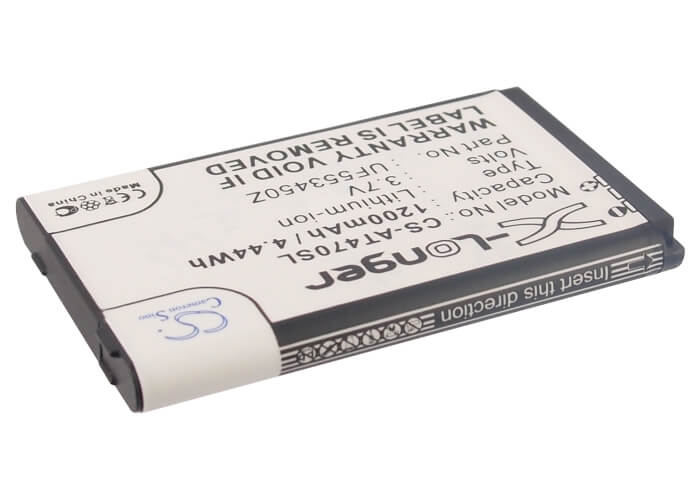 3.7V, 1200mAh, Li-ion Battery fits Airis, T470, T470e, 4.44Wh