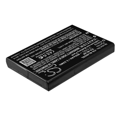 3.7V, 900mAh, Li-ion Battery fits Sharp, Zaurus C750, Zaurus C760, 3.33Wh