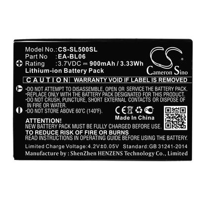 3.7V, 900mAh, Li-ion Battery fits Sharp, Zaurus C750, Zaurus C760, 3.33Wh