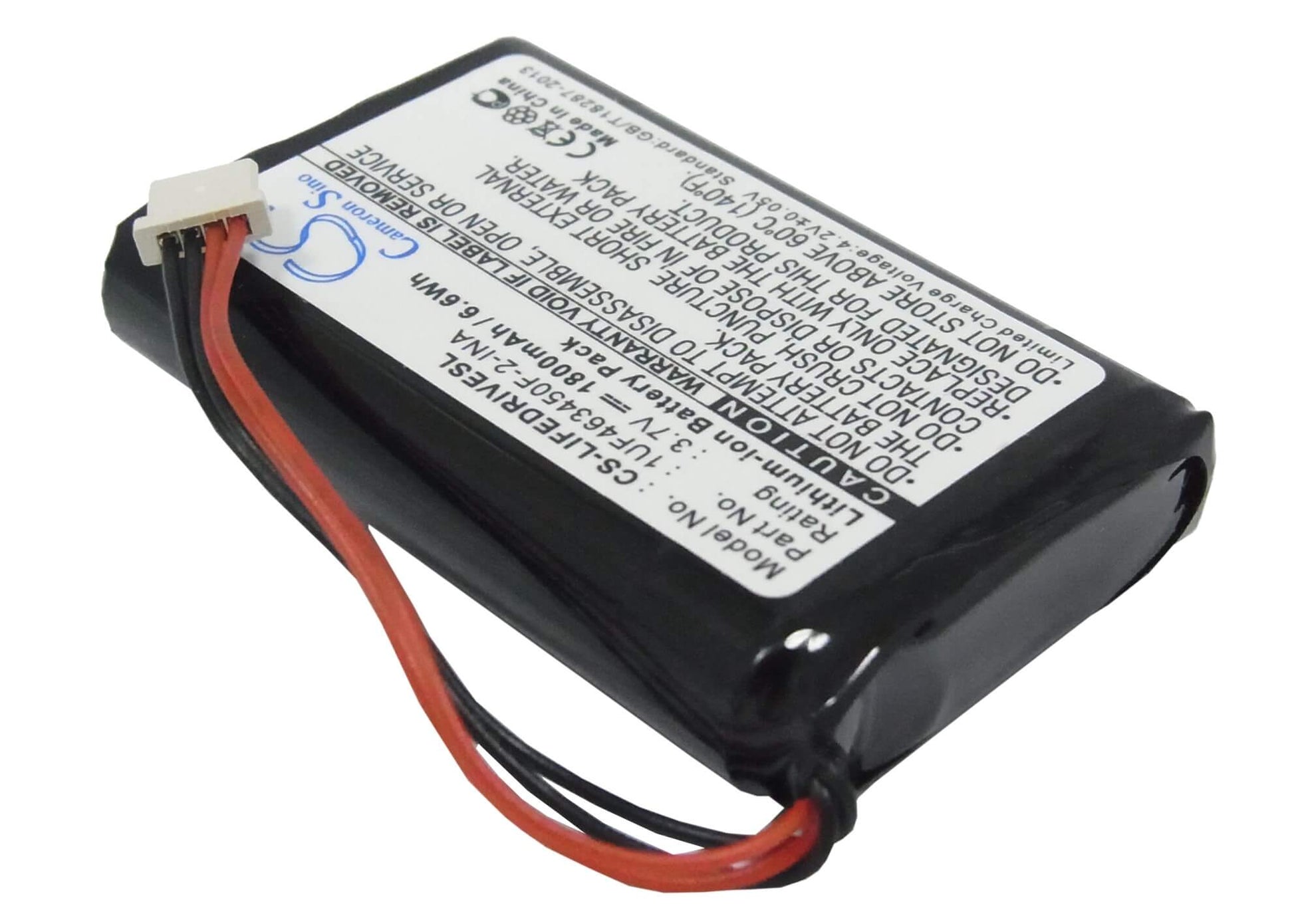 3.7V, 1800mAh, Li-ion Battery fits Palm, Lifedriver, 6.66Wh