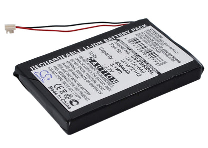 3.7V, 850mAh, Li-ion Battery fits Palm, M550, Tungsten T1, 3.145Wh