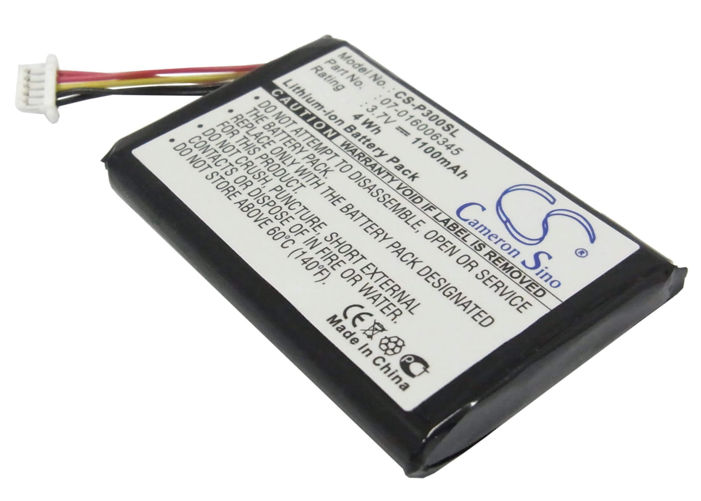 3.7V, 1100mAh, Li-ion Battery fits Nec, Mobilepro P300, 4.07Wh