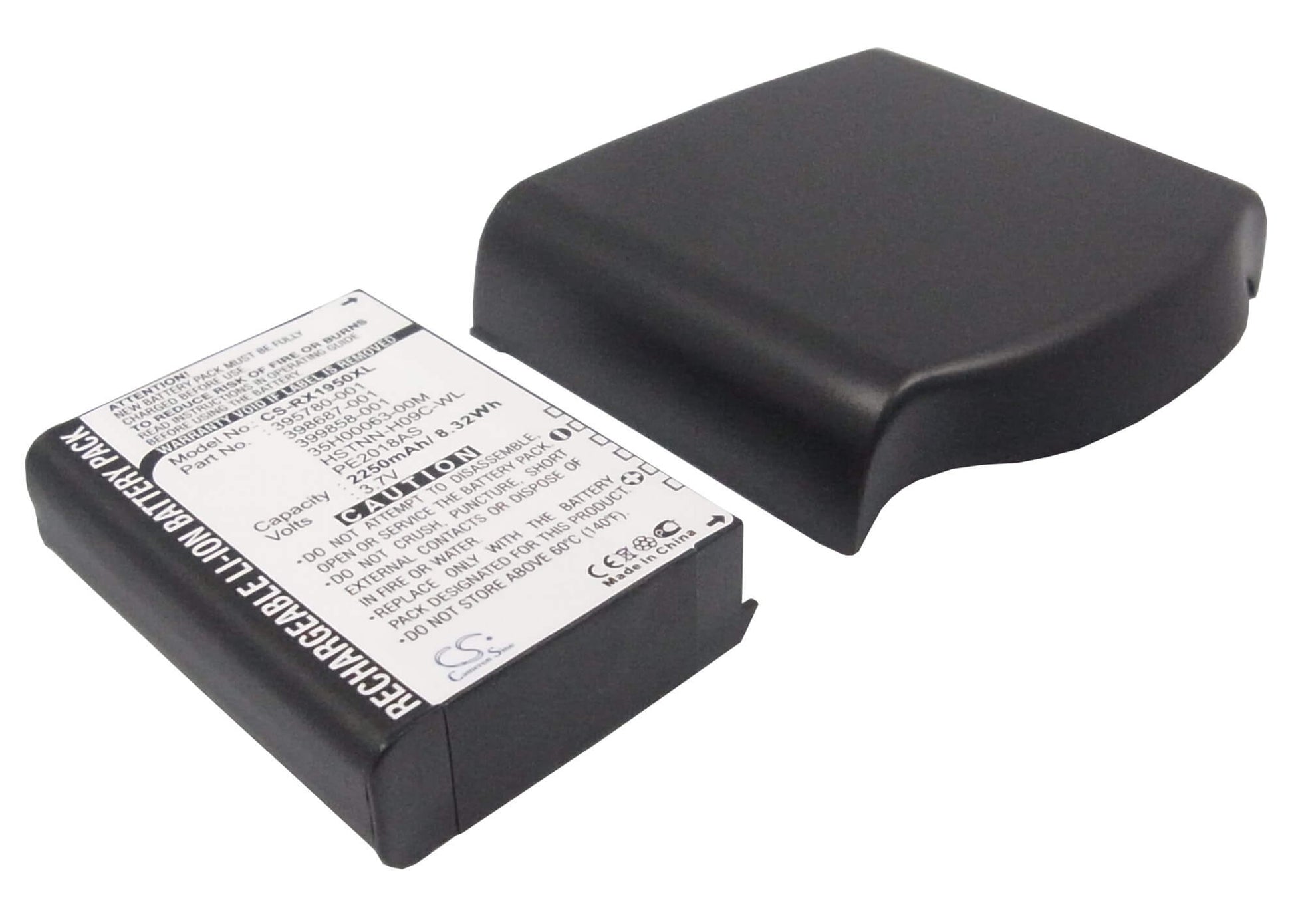 3.7V, 2250mAh, Li-ion Battery fits Hp, Ipaq Rx1900, Ipaq Rx1950, 8.325Wh