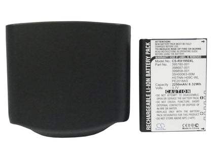 3.7V, 2250mAh, Li-ion Battery fits Hp, Ipaq Rx1900, Ipaq Rx1950, 8.325Wh