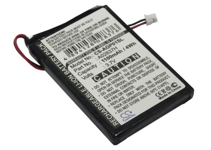 3.7V, 1100mAh, Li-ion Battery fits Audio Guidie, Personalguide Iii Audioguides, Personalguide Pgi/av Audioguid, 4.07Wh