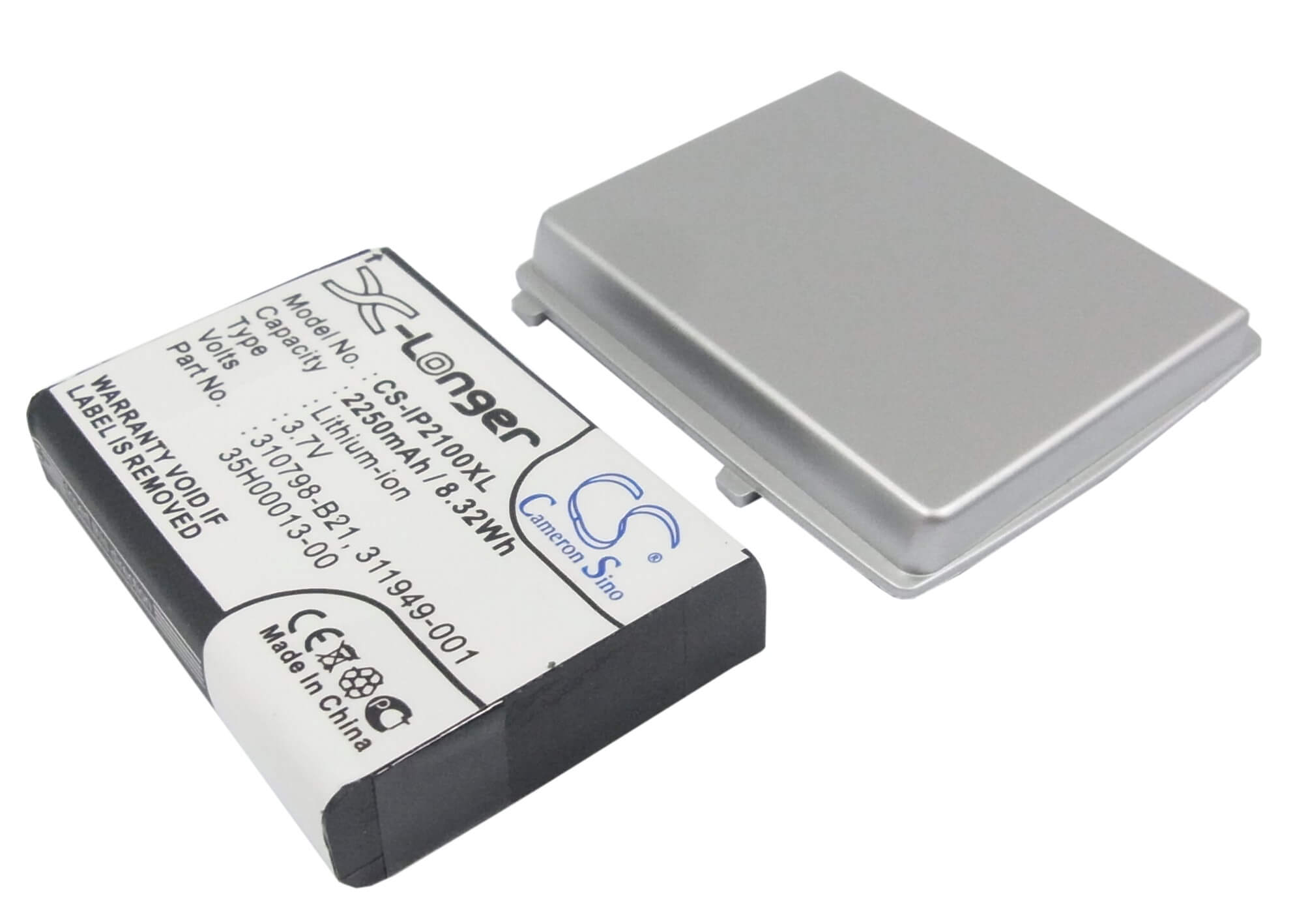 3.7V, 2250mAh, Li-ion Battery fits Hp, Ipaq 2212e, Ipaq 2100, 8.325Wh