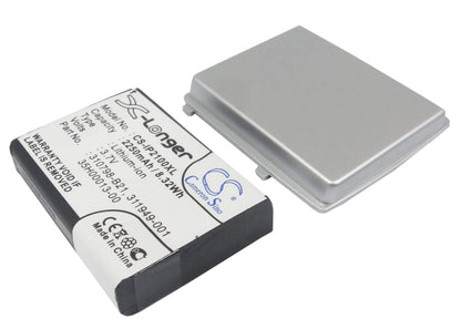3.7V, 2250mAh, Li-ion Battery fits Hp, Ipaq 2212e, Ipaq 2100, 8.325Wh