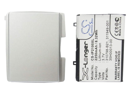 3.7V, 2250mAh, Li-ion Battery fits Hp, Ipaq 2212e, Ipaq 2100, 8.325Wh