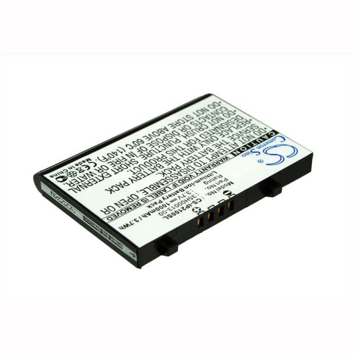 3.7V, 1000mAh, Li-ion Battery fits Hp, Ipaq 2100, Ipaq 2210, 3.7Wh