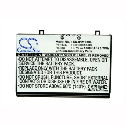 3.7V, 1000mAh, Li-ion Battery fits Hp, Ipaq 2100, Ipaq 2210, 3.7Wh