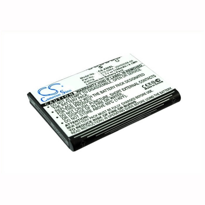 3.7V, 1100mAh, Li-ion Battery fits Dell, Axim X50, Axim X50v, 4.07Wh