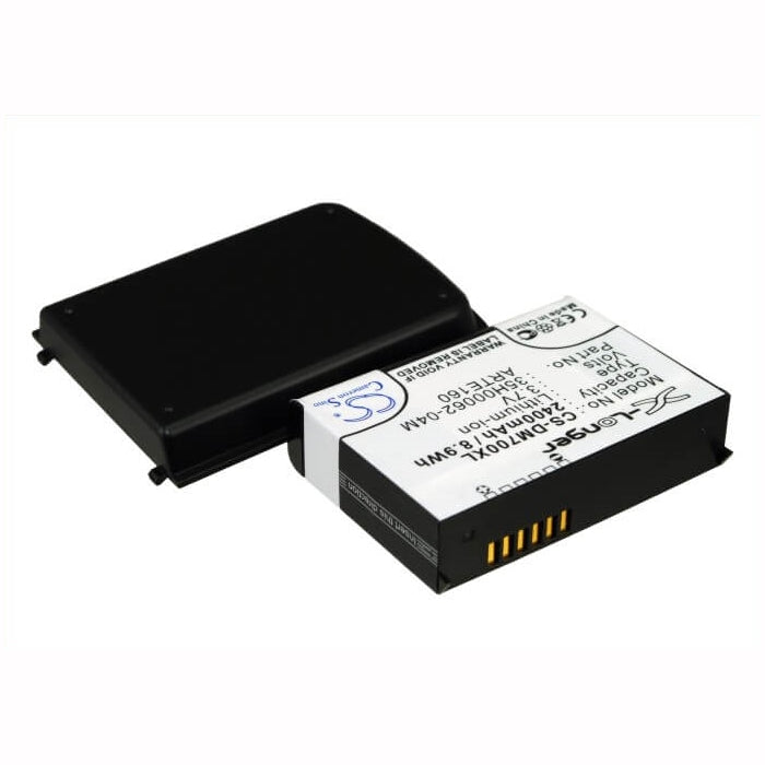 3.7V, 2400mAh, Li-ion Battery fits Qtek, G200, 8.88Wh