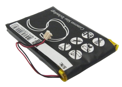 3.7V, 900mAh, Li-Polymer Battery fits Palm, Tungsten E2, 3.33Wh