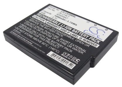 3.7V, 1000mAh, Li-ion Battery fits Medion, Md41338, 3.7Wh
