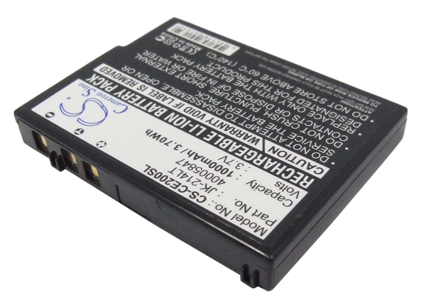 3.7V, 1000mAh, Li-ion Battery fits Medion, Md41338, 3.7Wh