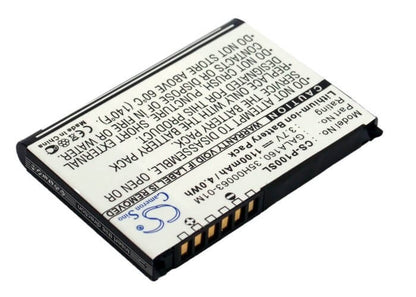3.7V, 1100mAh, Li-ion Battery fits I-mate, Pda-n, 4.07Wh