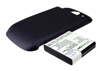 Black, 3.7V, 2400mAh, Li-ion Battery fits T-mobile, Doubleshot, Mytouch 4g Slide, 8.88Wh