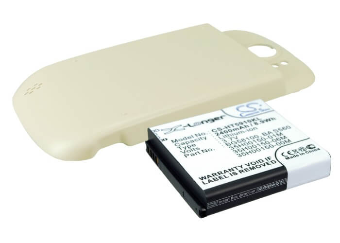Khaki, 3.7V, 2400mAh, Li-ion Battery fits T-mobile, Doubleshot, Mytouch 4g Slide, 8.88Wh