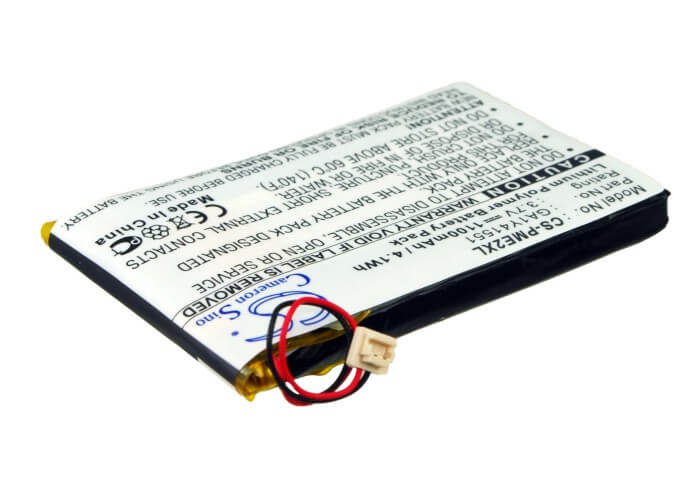 3.7V, 1100mAh, Li-Polymer Battery fits Palm, Tungsten E2, 4.07Wh