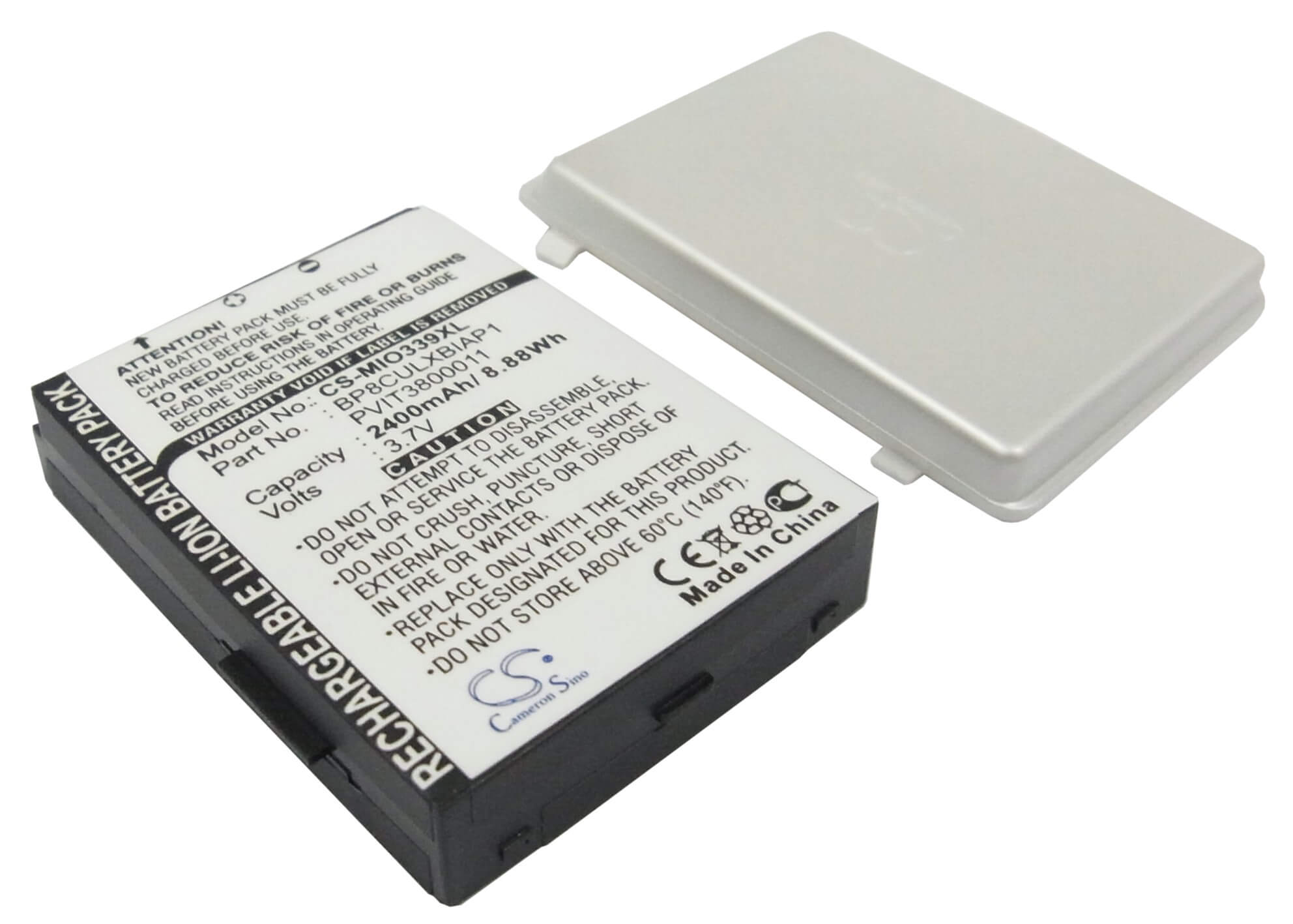 3.7V, 2400mAh, Li-ion Battery fits Rover, P4, 8.88Wh