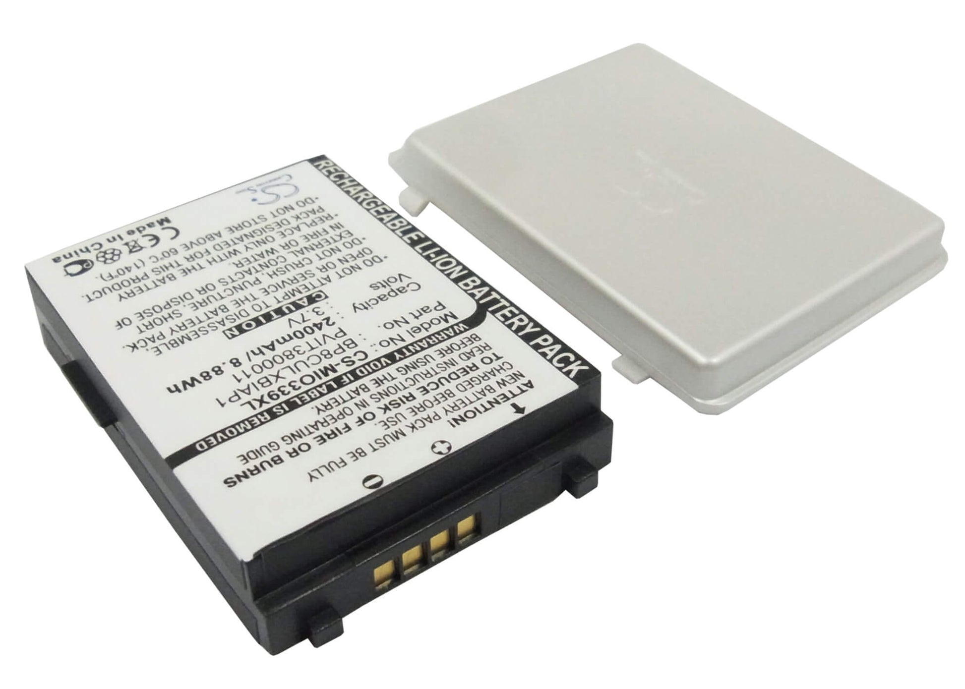 3.7V, 2400mAh, Li-ion Battery fits Rover, P4, 8.88Wh