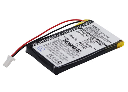 3.7V, 850mAh, Li-Polymer Battery fits Sony, Clie Peg-ux40, Clie Peg-ux50, 3.145Wh