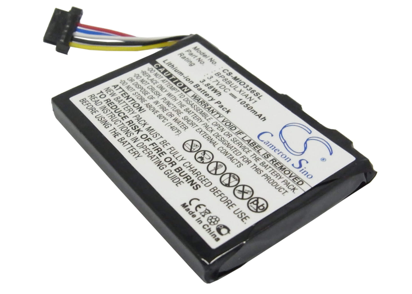 3.7V, 1050mAh, Li-ion Battery fits Rover, Pc P3, 3.885Wh