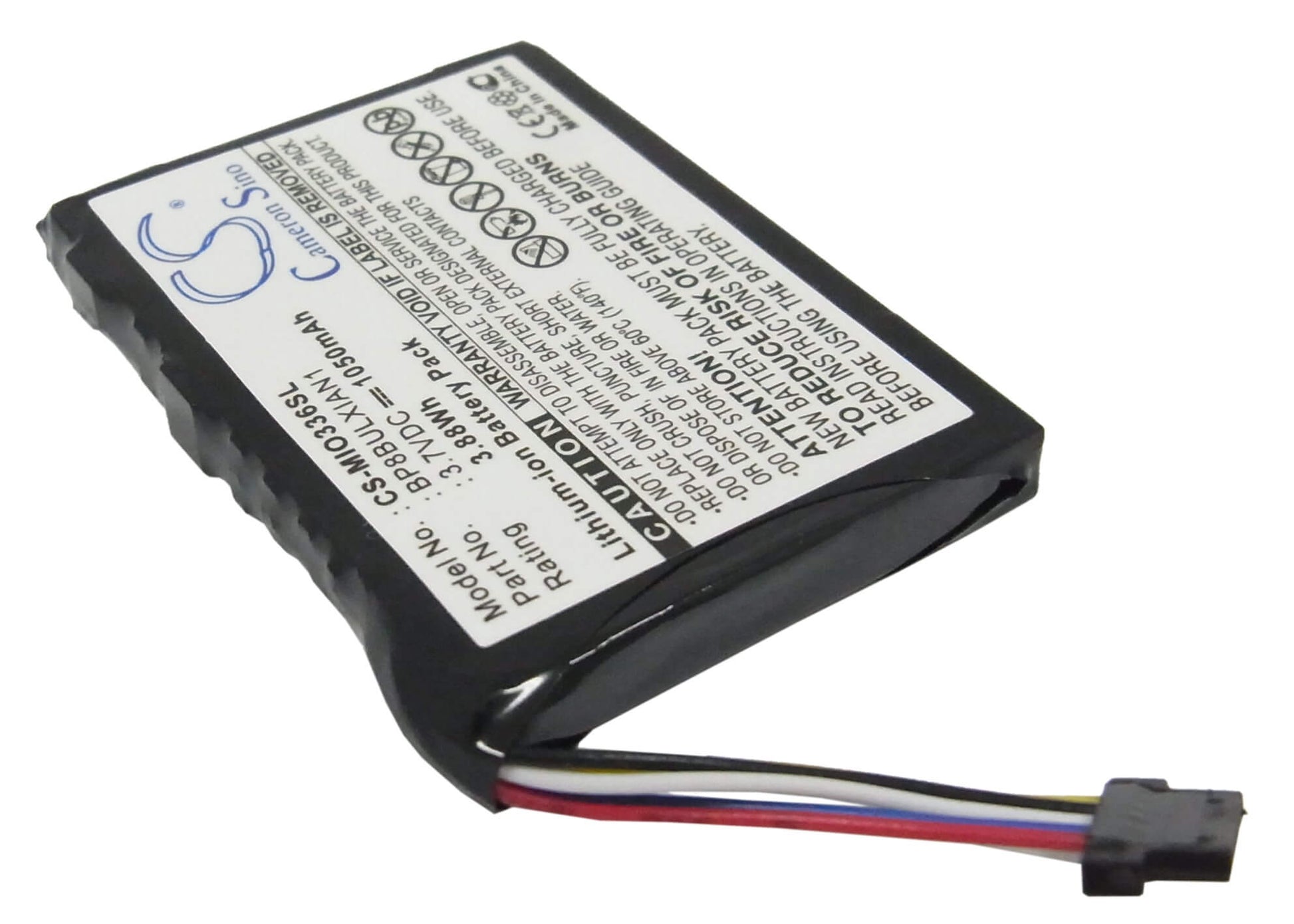 3.7V, 1050mAh, Li-ion Battery fits Rover, Pc P3, 3.885Wh