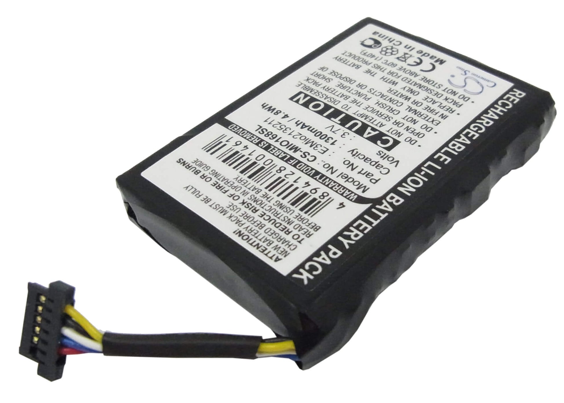 3.7V, 1300mAh, Li-ion Battery fits Airis, N509, T605, 4.81Wh