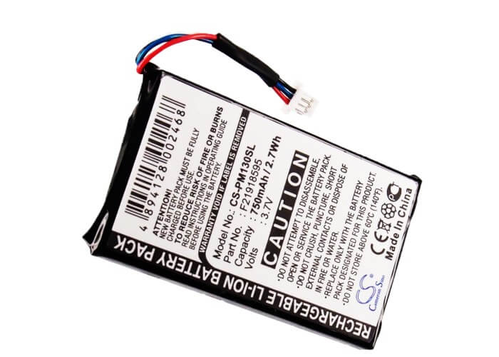 3.7V, 750mAh, Li-ion Battery fits Palm, M130, M135, 2.775Wh