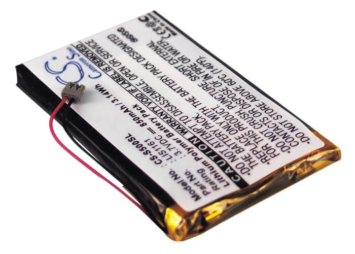 3.7V, 850mAh, Li-ion Battery fits Sony, Clie Peg-s300, Clie Peg-s320, 3.145Wh