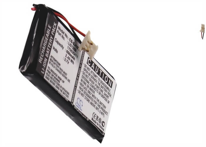 3.7V, 650mAh, Li-ion Battery fits Sony, Clie Peg-sj20, Clie Peg-sj20e, 2.405Wh