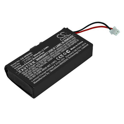3.7V, 900mAh, Li-Polymer Battery fits Palm, Visor Pro, 3.33Wh