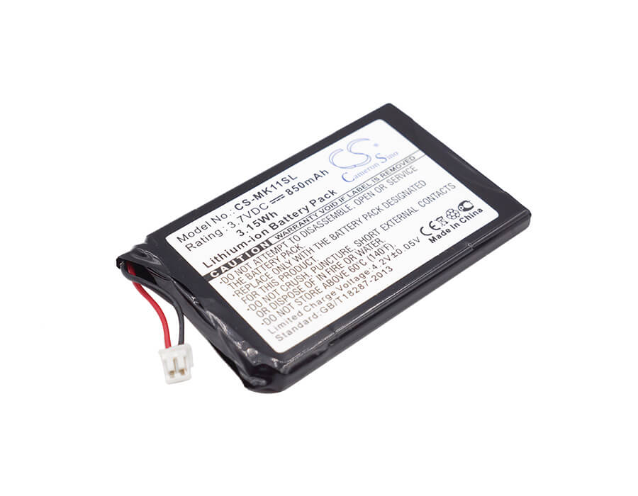 3.7V, 850mAh, Li-ion Battery fits Toshiba, Mk 11, 3.145Wh