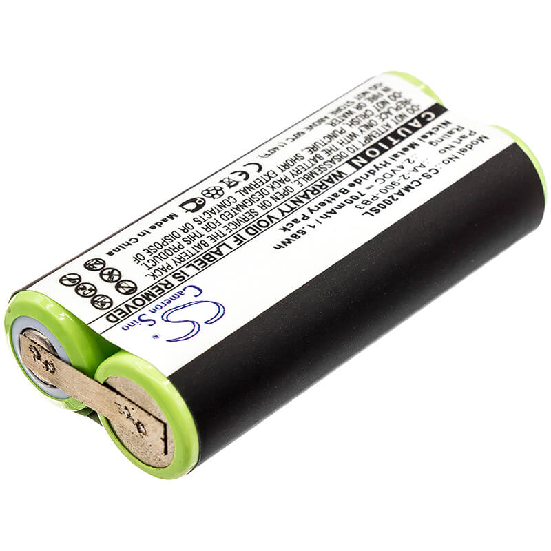 2.4V, 700mAh, Ni-MH Battery fits Clarisonic, Mia 2, 1.68Wh
