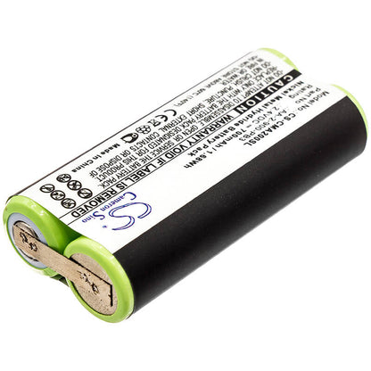 2.4V, 700mAh, Ni-MH Battery fits Clarisonic, Mia 2, 1.68Wh