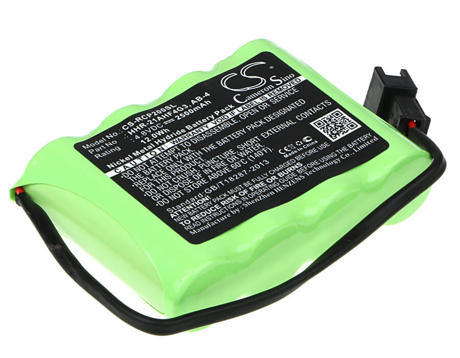 4.8V, 2500mAh, Ni-MH Battery fits Iai, Robo Cylinder Controller Rcp2-, 12Wh