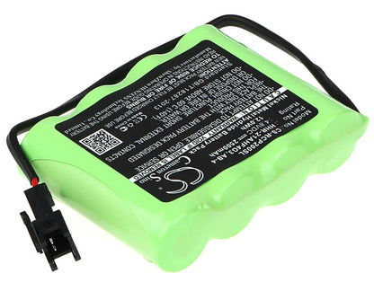 4.8V, 2500mAh, Ni-MH Battery fits Iai, Robo Cylinder Controller Rcp2-, 12Wh